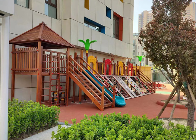 潍坊市东方天韵幼儿园户外攀爬器材