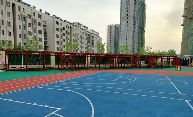 潍坊市东方天韵幼儿园户外攀爬器材